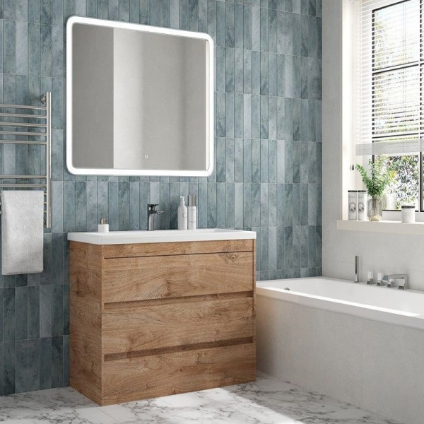 Мебель для ванной комнаты Art&Max Family-M 90, напольная, Harbor Golden