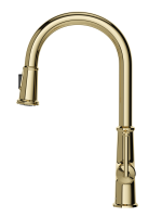 Смеситель для кухни Domaci Римини D569182CG золото
