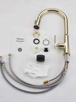 Смеситель для кухни Domaci Римини D569182CG золото