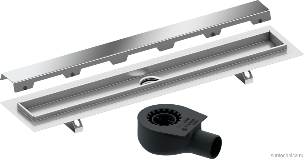 Душевой трап (лоток) TECE Drainline TECEdrainline 70 см с решеткой и сифоном