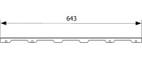 Душевой трап (лоток) TECE Drainline TECEdrainline 70 см с решеткой и сифоном
