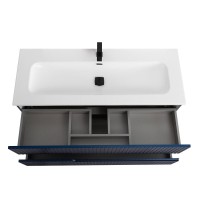 Мебель для ванной комнаты Cezares Duet 120 sapfiro, раковина Cezares CZR-8073-120