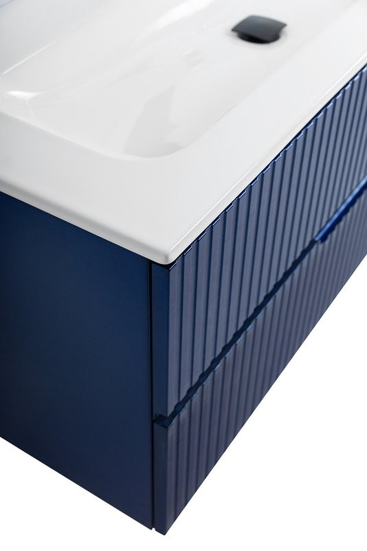 Мебель для ванной комнаты Cezares Duet 120 sapfiro, раковина Cezares CZR-8073-120