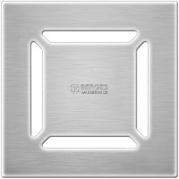 Душевой трап Berges Zentrum Norma 090363, 15x15 см, матовый хром