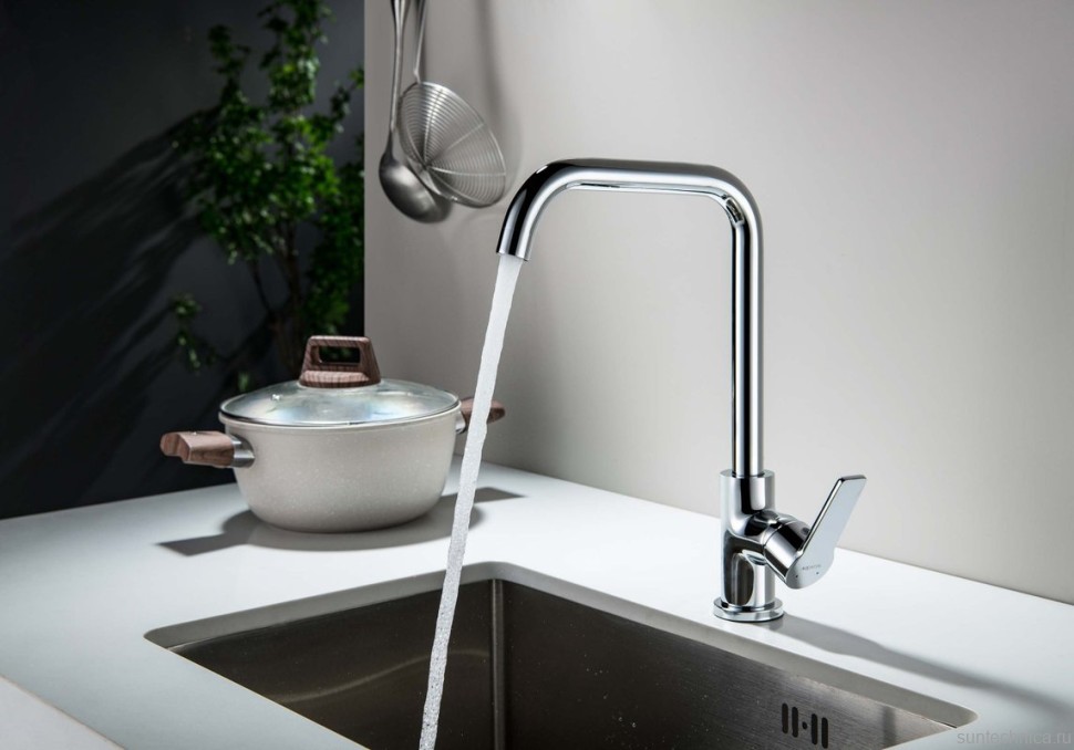 Смеситель для кухни AQUATEK Лугано AQ1781CR хром