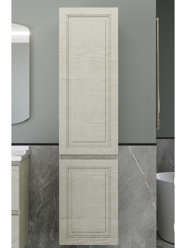 Шкаф-пенал для ванной Caprigo Wales 40 R беленый дуб