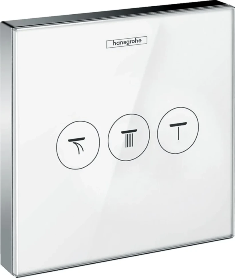 Переключатель потоков Hansgrohe ShowerSelect 15736400 на три потребителя, белый