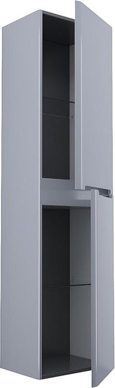Шкаф пенал для ванной IDDIS Edifice 40 светло-серый