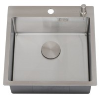 Мойка кухонная Melana ProfLine R5050HK сатин, в комплекте с дозатором