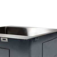 Мойка кухонная Melana ProfLine R5050HK сатин, в комплекте с дозатором
