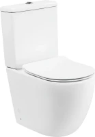 Унитаз-компакт напольный BelBagno Amanda BB051CPR безободковый, крышка BB2034SC с микролифтом, бачок BB051T