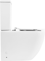 Унитаз-компакт напольный BelBagno Amanda BB051CPR безободковый, крышка BB2034SC с микролифтом, бачок BB051T