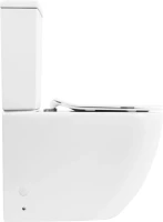 Унитаз-компакт напольный BelBagno Amanda BB051CPR безободковый, крышка BB2034SC с микролифтом, бачок BB051T