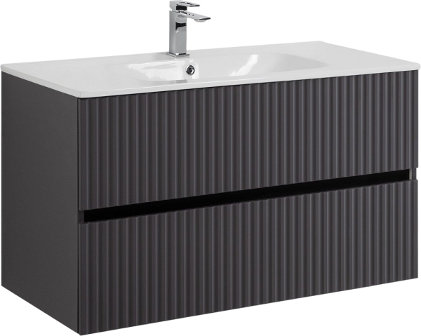 Тумба под раковину Art&Max Torino 100 подвесная, графит