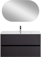 Тумба под раковину Art&Max Torino 100 подвесная, графит