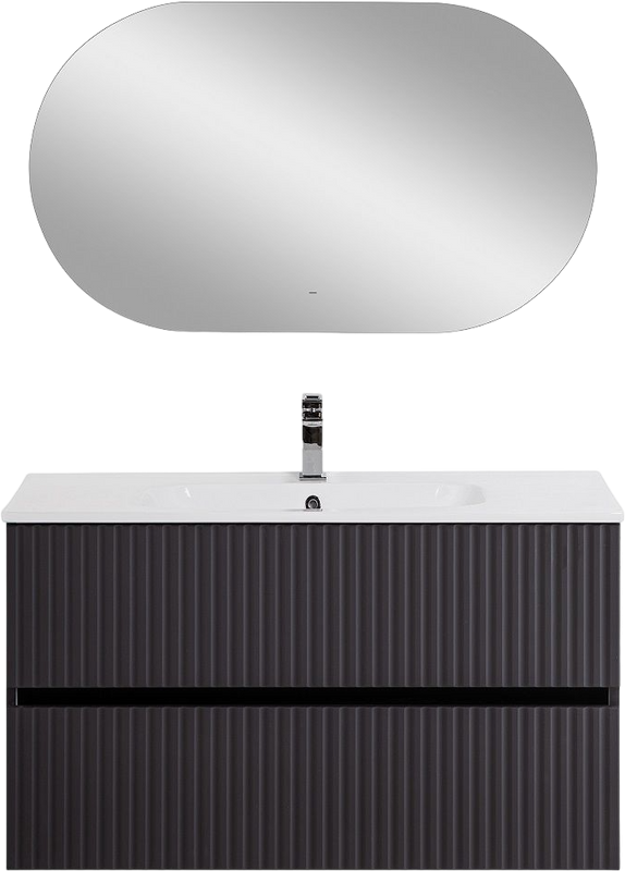 Тумба под раковину Art&Max Torino 100 подвесная, графит