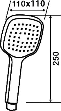 Душевая лейка Orange O-Shower OS06