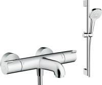Термостатический смеситель Hansgrohe Ecostat 1001 CL ВМ 13201000 + Душевой гарнитур Hansgrohe Croma Select E Vario 26582400