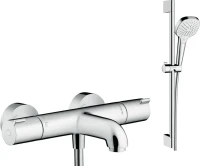 Термостатический смеситель Hansgrohe Ecostat 1001 CL ВМ 13201000 + Душевой гарнитур Hansgrohe Croma Select E Vario 26582400