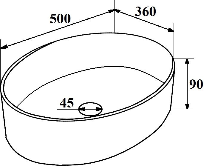 Мебель для ванной комнаты Runo Бари 60 крафтовый дуб, раковина Ovale 50
