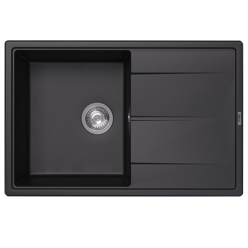Мойка кухонная Abber Quarz AQ2904B матовая черная