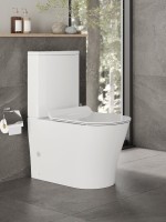 Унитаз-компакт напольный Orange C07 C07-050W безободковый, с микролифтом