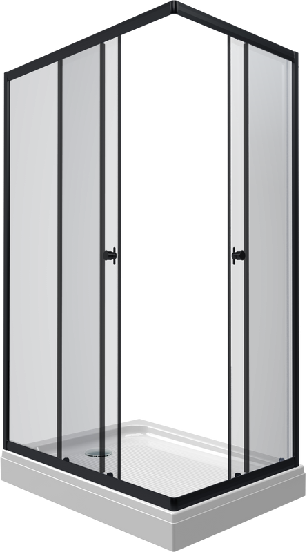 Душевой уголок Triton Вента Блэк Щ0000054464 120х80 с поддоном