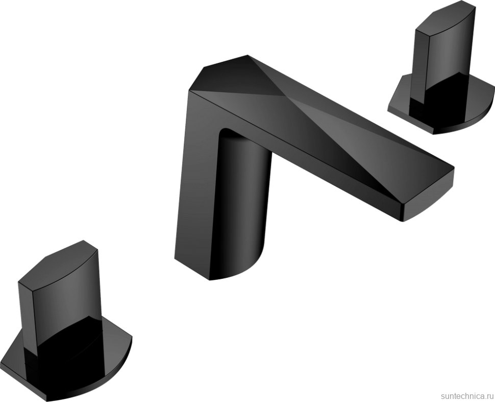 Смеситель для раковины Boheme Venturo 150-B-ICE черный