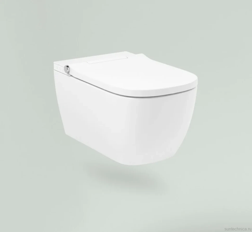 Умный унитаз подвесной Lavinia Boho Smart V-Clean 3359101R безободковый, с микролифтом