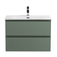 Тумба с раковиной BelBagno Kraft 70 подвесная, матовая еловая, раковина bb-8099-70