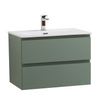 Тумба с раковиной BelBagno Kraft 70 подвесная, матовая еловая, раковина bb-8099-70