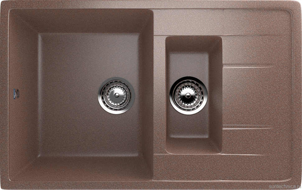 Мойка кухонная Ulgran U-205 -307 терракотовая