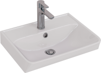 Мебель для ванной комнаты Lemark Combi 45 бетон, белая глянцевая