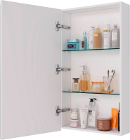 Мебель для ванной комнаты Lemark Combi 45 бетон, белая глянцевая