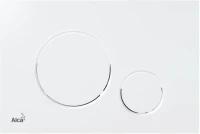 Комплект Унитаз подвесной Duravit D-code 45700900A1 безободковый + Звукоизоляция AlcaPlast + Кнопка Thin THIN M670 белая + Инсталляция A101 Sadromodul