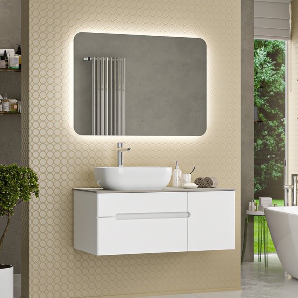 Мебель для ванной комнаты Misty Роял 100 белая