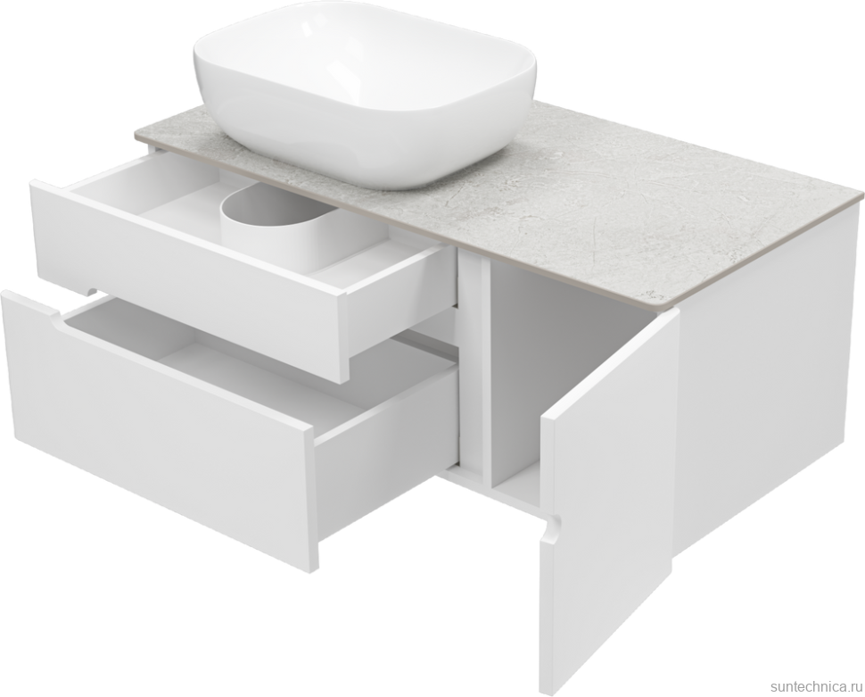 Мебель для ванной комнаты Misty Роял 100 белая