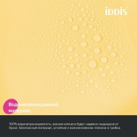 Штора для ванной IDDIS Promo P06PE18i11 200х180, желтая