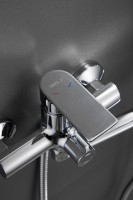 Смеситель с длинным изливом для ванны BELZ B22678 хром