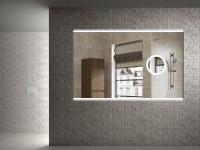 Зеркало Armadi Art Vallessi 100x70 с увеличением и подсветкой