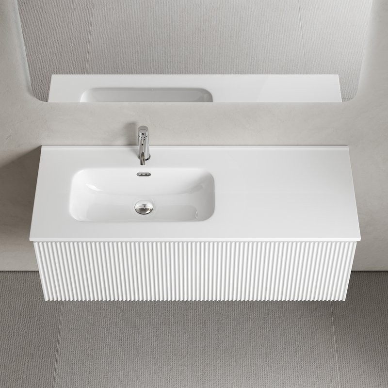 Мебель для ванной комнаты Sancos Snob R 1.0 120, L bianco