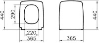 Комплект VitrA Metropole L-Box 9820B003-7201