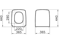Комплект VitrA Metropole L-Box 9820B003-7201 Комплект VitrA Metropole L-Box 9820B003-7201