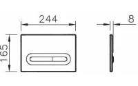 Комплект VitrA Metropole L-Box 9820B003-7201 Комплект VitrA Metropole L-Box 9820B003-7201