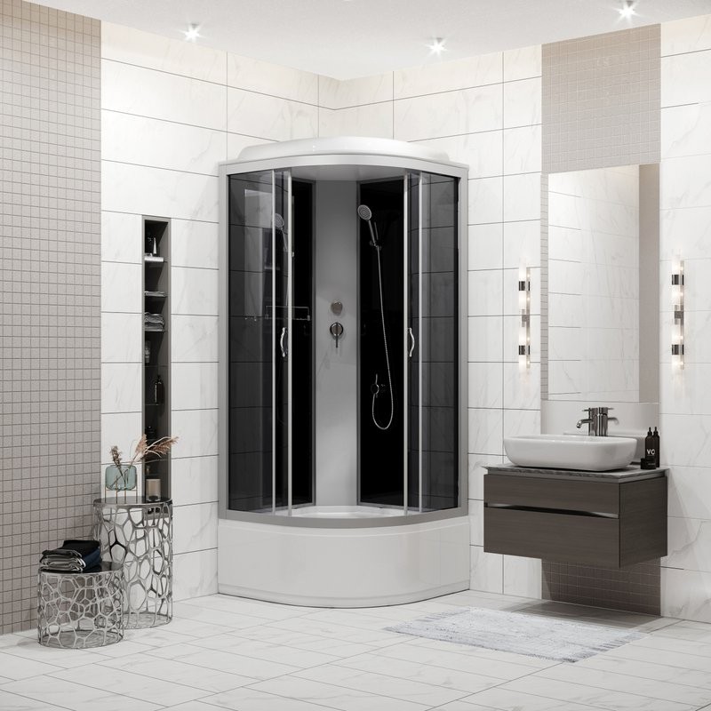 Душевая кабина Niagara NG-2507-14 с высоким поддоном, с сиденьем