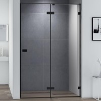 Душевая дверь в нишу Cezares Bellagio BELLAGIO-B-12-100-C-NERO 100 см, черная