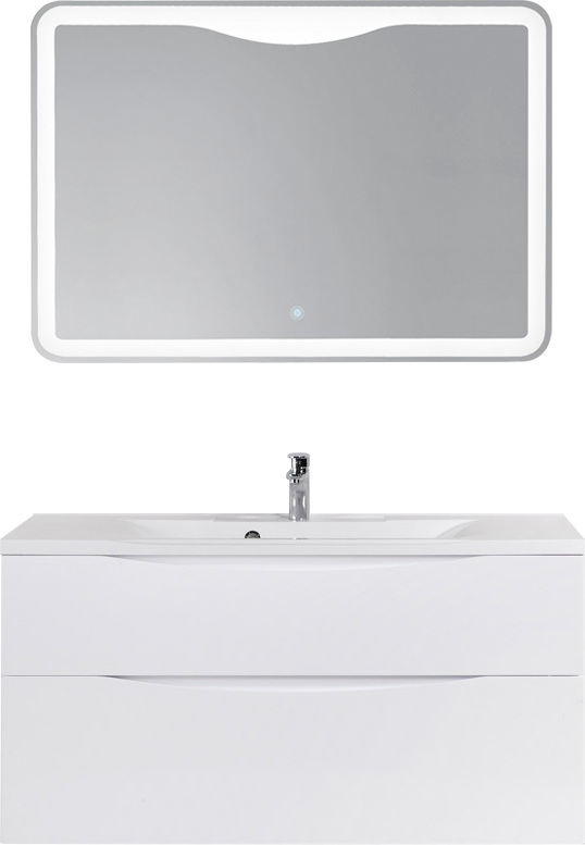 Мебель для ванной комнаты BelBagno Marino H60 bianco lucido, 120 см