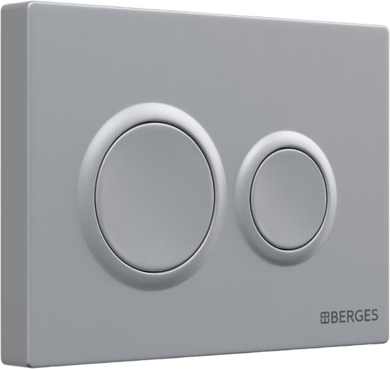 Комплект Berges Ego XL 043319 Унитаз подвесной с микролифтом + Система инсталляции + Кнопка смыва матовый хром