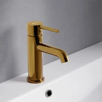 Смеситель для раковины Damixa Scandinavian Pure 360210600 золото Смеситель для раковины Damixa Scandinavian Pure 360210600 золото