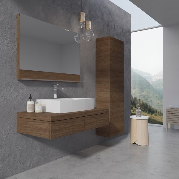 Тумба с раковиной Ravak Formy SD 100 орех